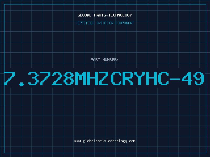Aviation Part 7.3728MHZCRYHC-49