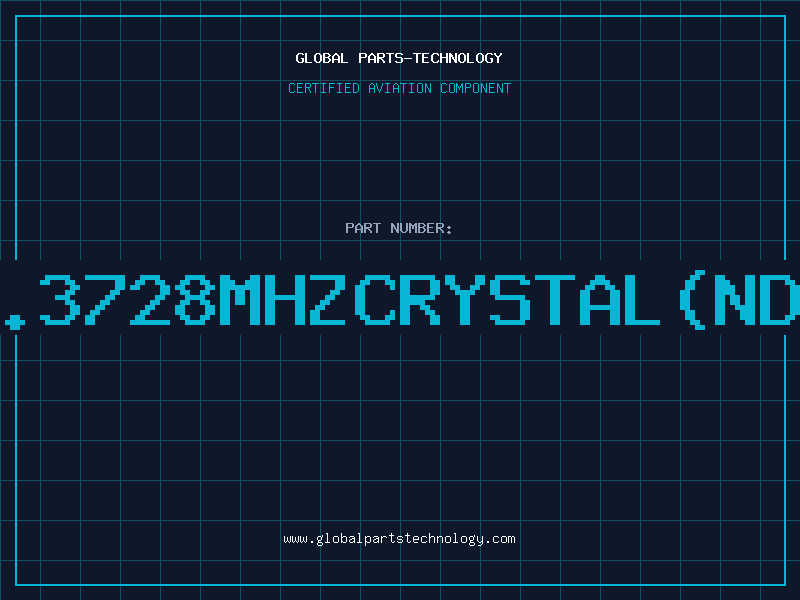 Aviation Part 7.3728MHZCRYSTAL(NDK