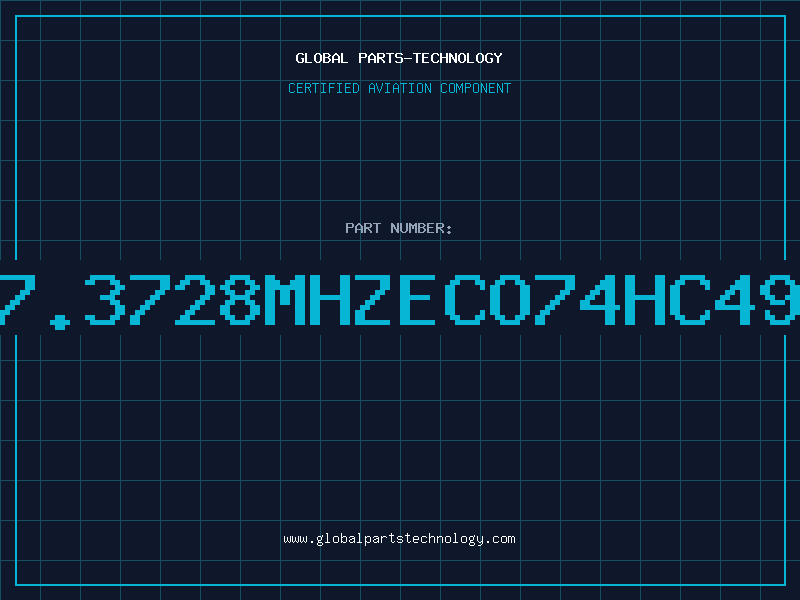 Aviation Part 7.3728MHZECO74HC49