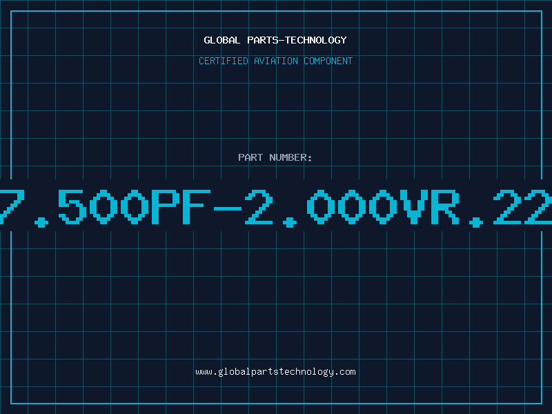 Aviation Part 7.500PF-2.000VR.22