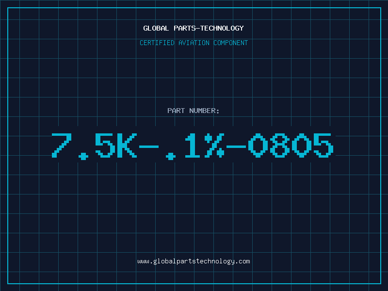 Aviation Part 7.5K-.1%-0805