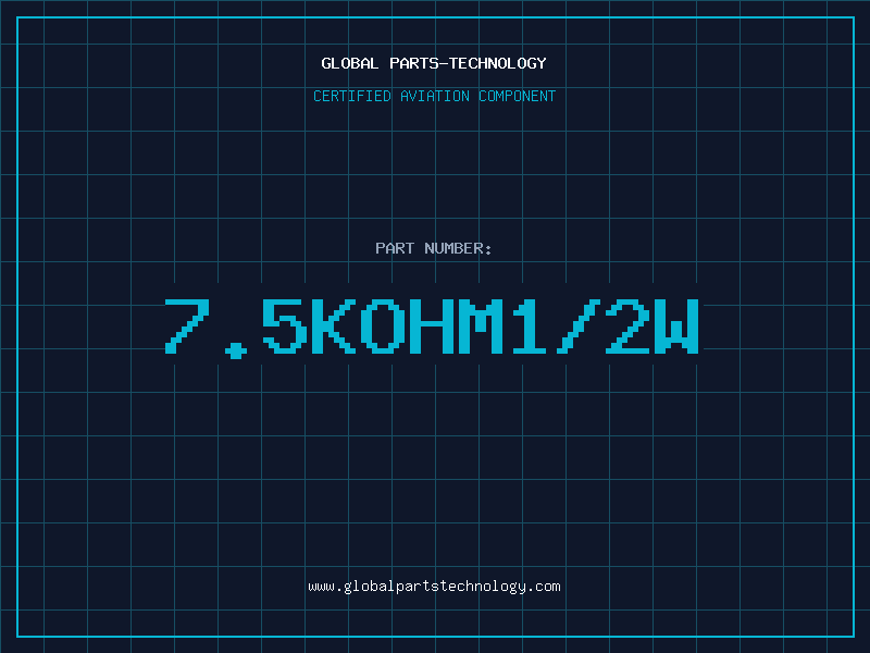 Aviation Part 7.5KOHM1/2W