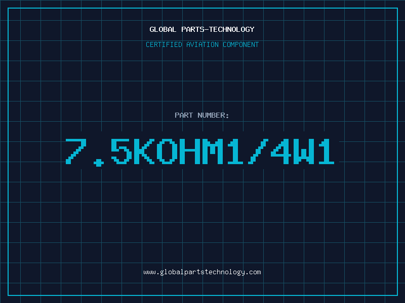 Aviation Part 7.5KOHM1/4W1