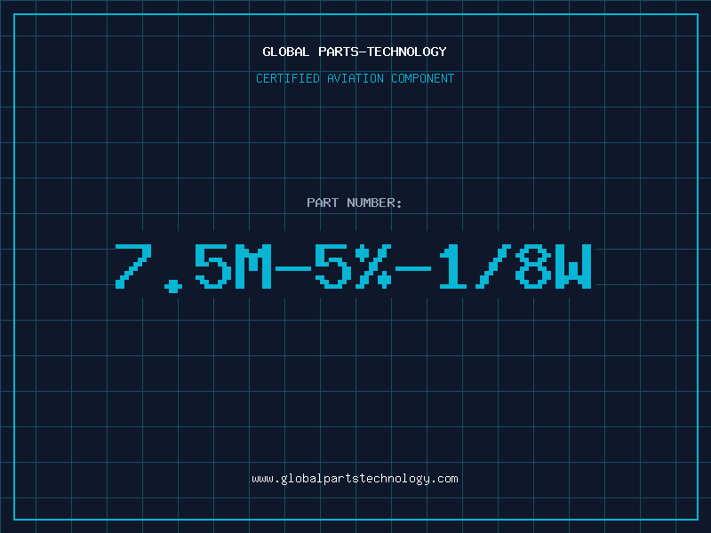 Aviation Part 7.5M-5%-1/8W