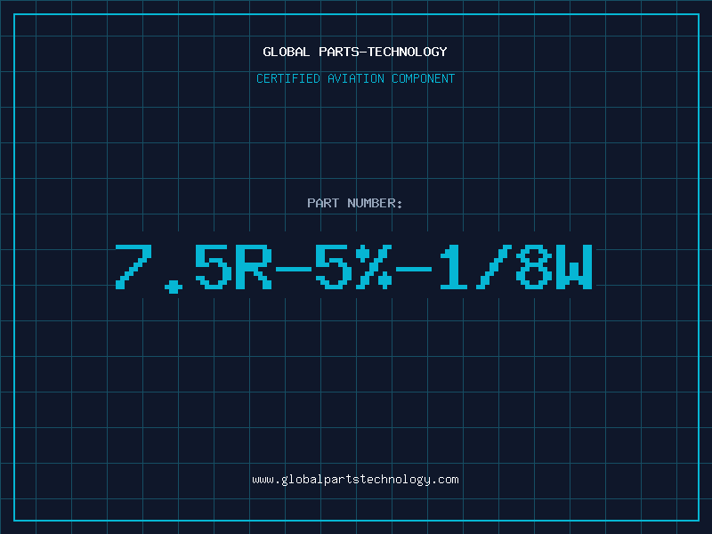 Aviation Part 7.5R-5%-1/8W