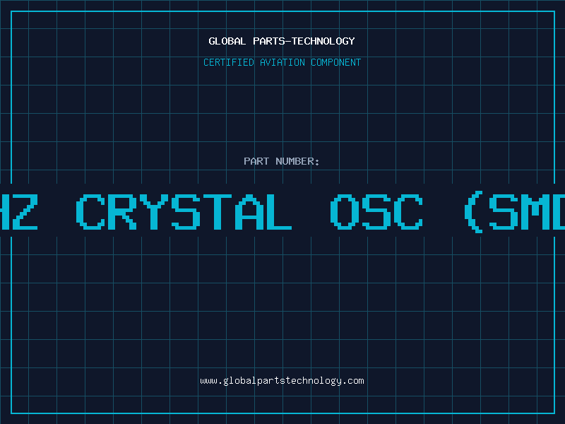 Aviation Part 7.68 MHZ CRYSTAL OSC (SMD) 91 D