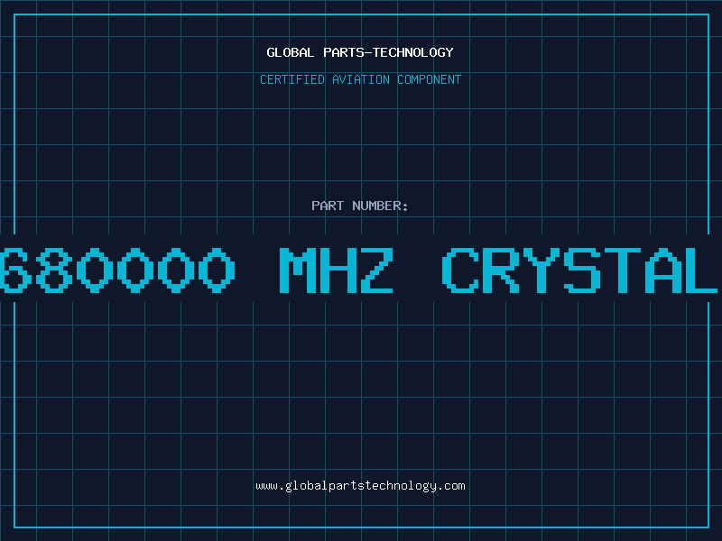 Aviation Part 7.680000 MHZ CRYSTAL H