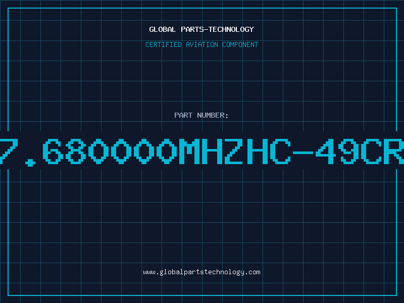 Aviation Part 7.680000MHZHC-49CR