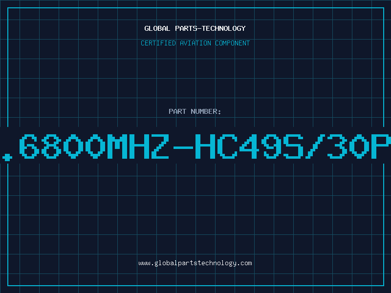 Aviation Part 7.6800MHZ-HC49S/30PF