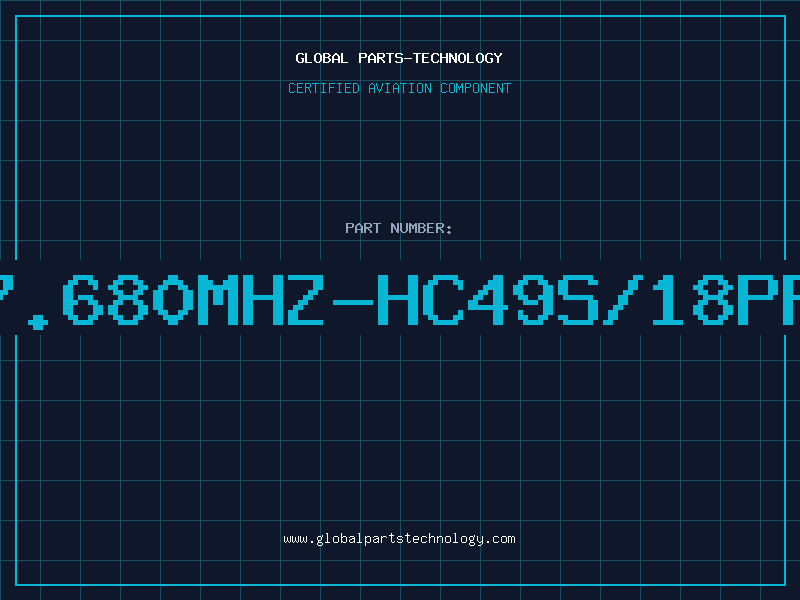 Aviation Part 7.680MHZ-HC49S/18PF