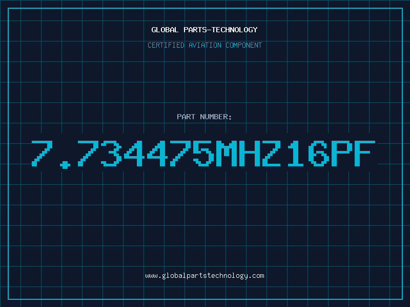 Aviation Part 7.734475MHZ16PF