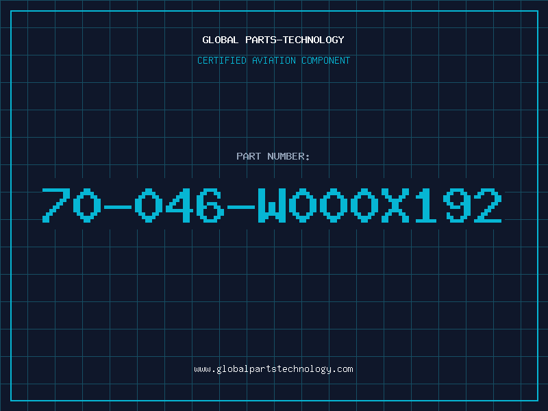 Aviation Part 70-046-W000X192