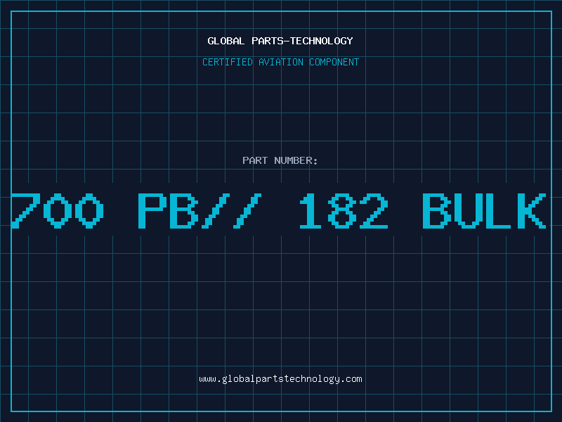 Aviation Part 700 PB// 182 BULK