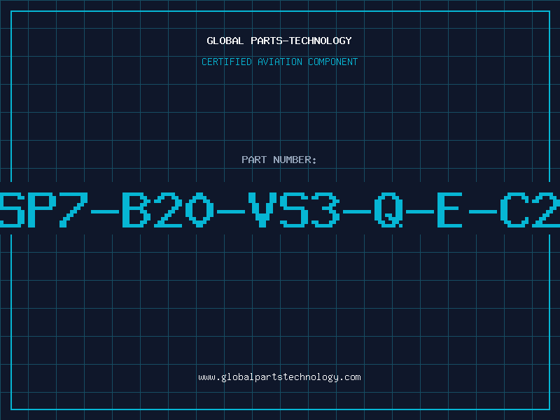 Aviation Part 700-SP7-B20-VS3-Q-E-C2-BLK