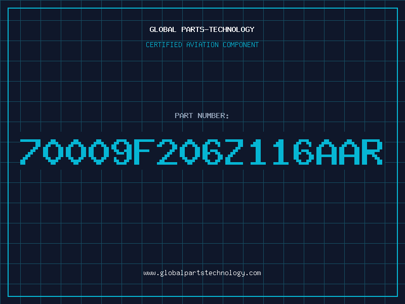 Aviation Part 70009F206Z116AAR