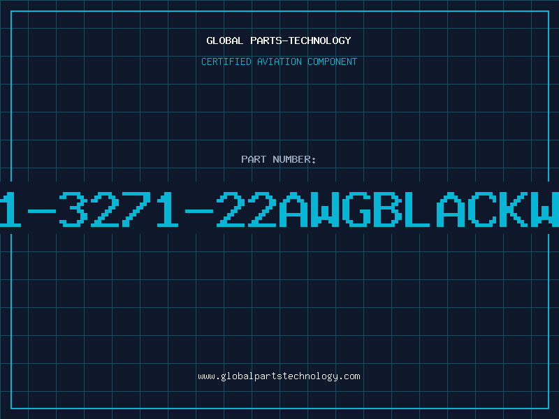 Aviation Part 71-3271-22AWGBLACKWH
