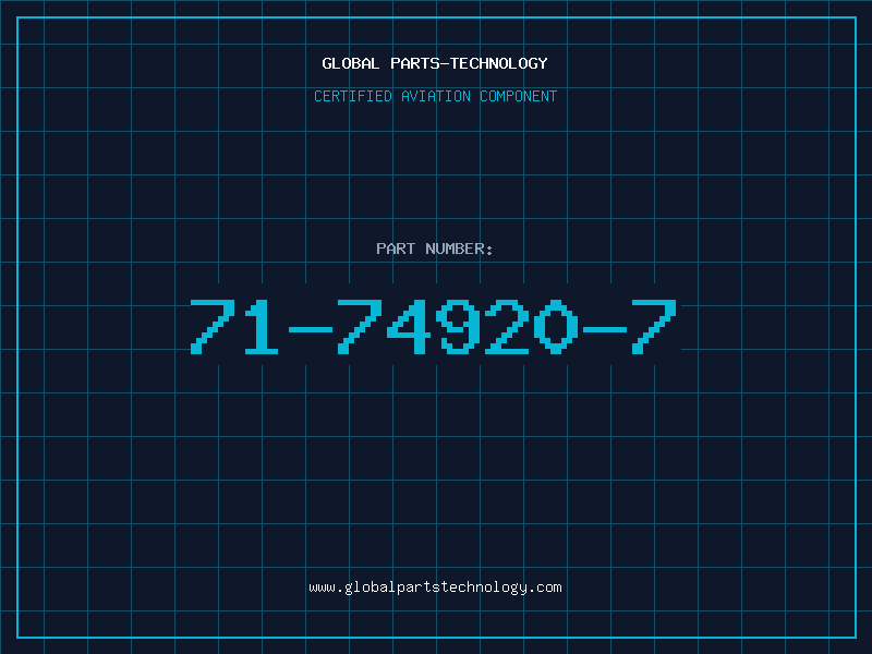 Aviation Part 71-74920-7