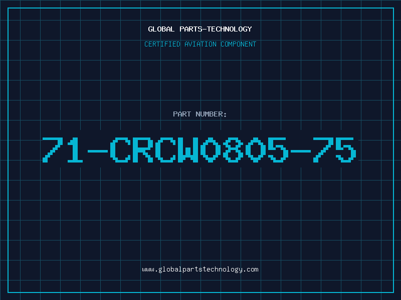 Aviation Part 71-CRCW0805-75