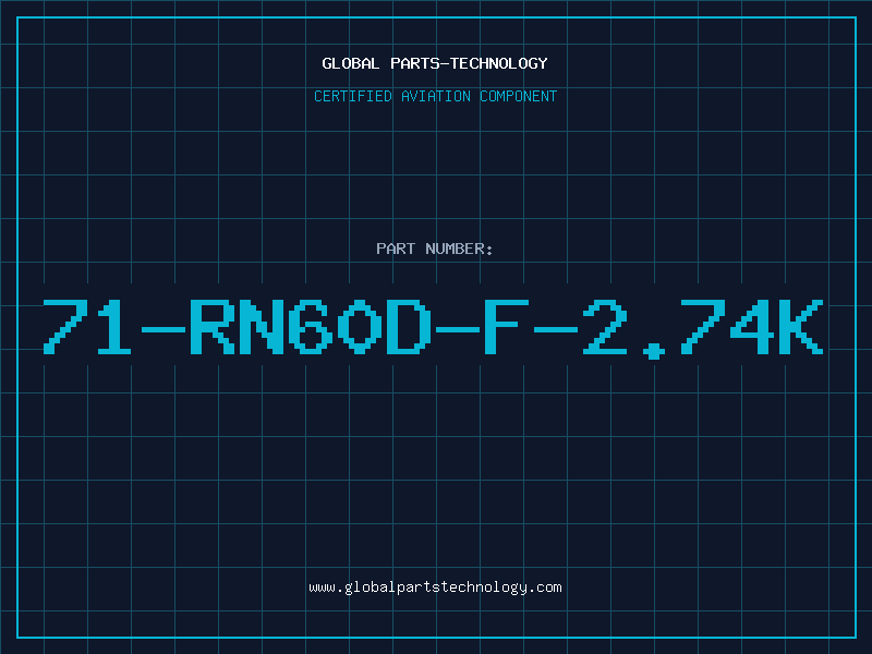 Aviation Part 71-RN60D-F-2.74K