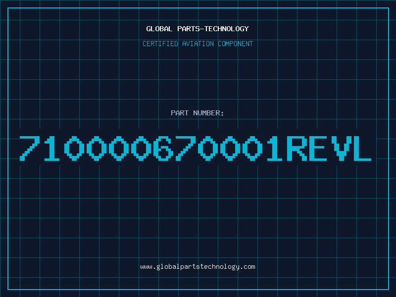 Aviation Part 710000670001REVL