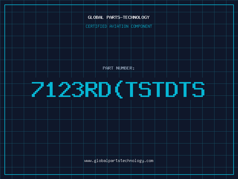 Aviation Part 7123RDTSTDTS