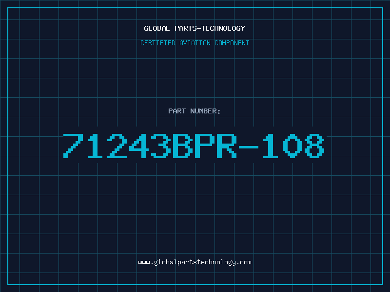 Aviation Part 71243BPR-108