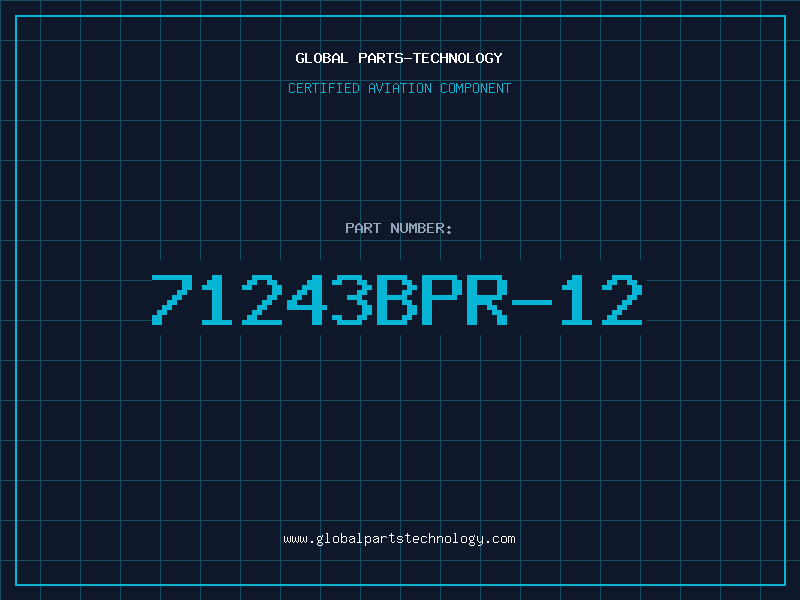 Aviation Part 71243BPR-12