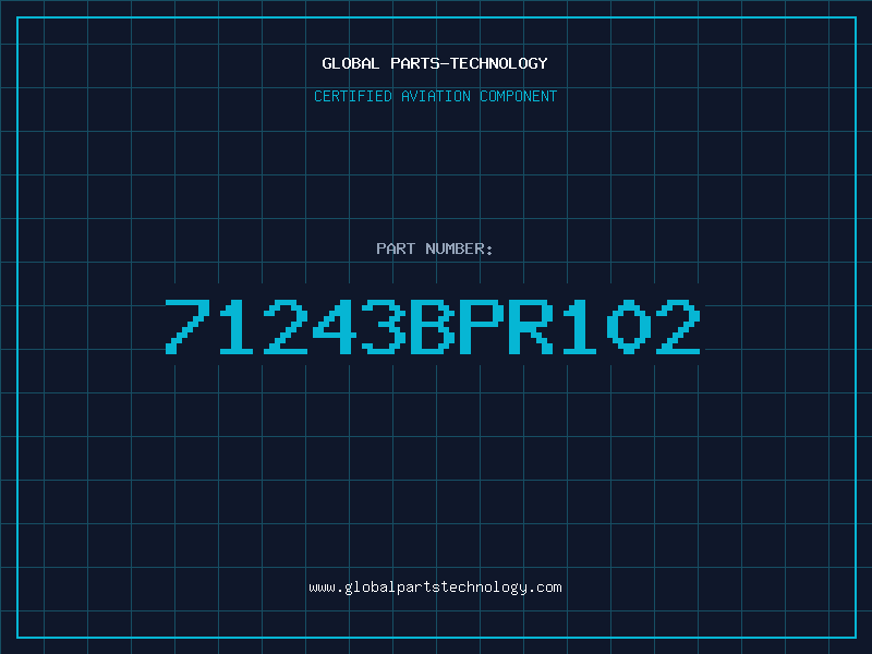 Aviation Part 71243BPR102