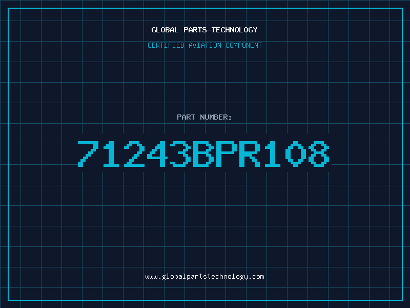 Aviation Part 71243BPR108