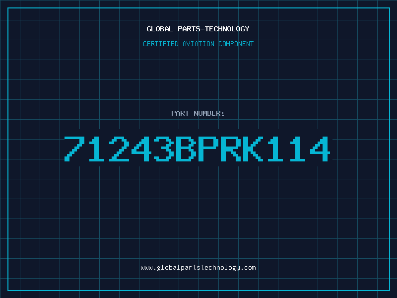 Aviation Part 71243BPRK114