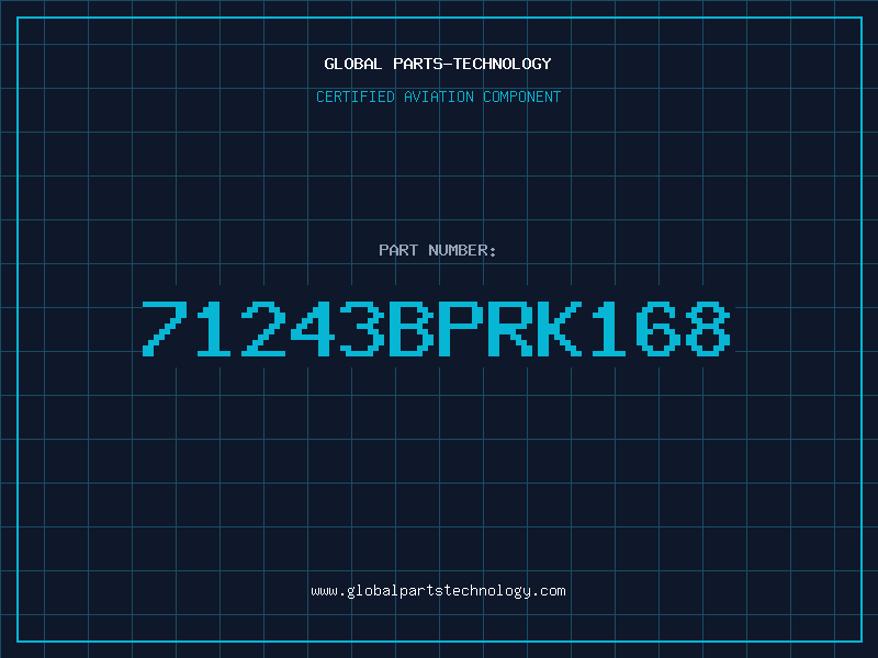 Aviation Part 71243BPRK168