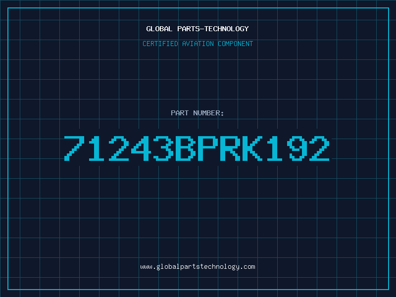 Aviation Part 71243BPRK192