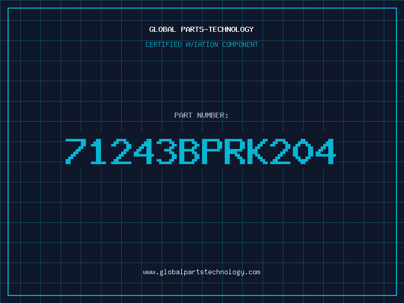 Aviation Part 71243BPRK204