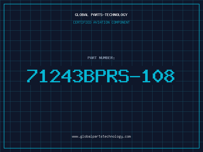 Aviation Part 71243BPRS-108
