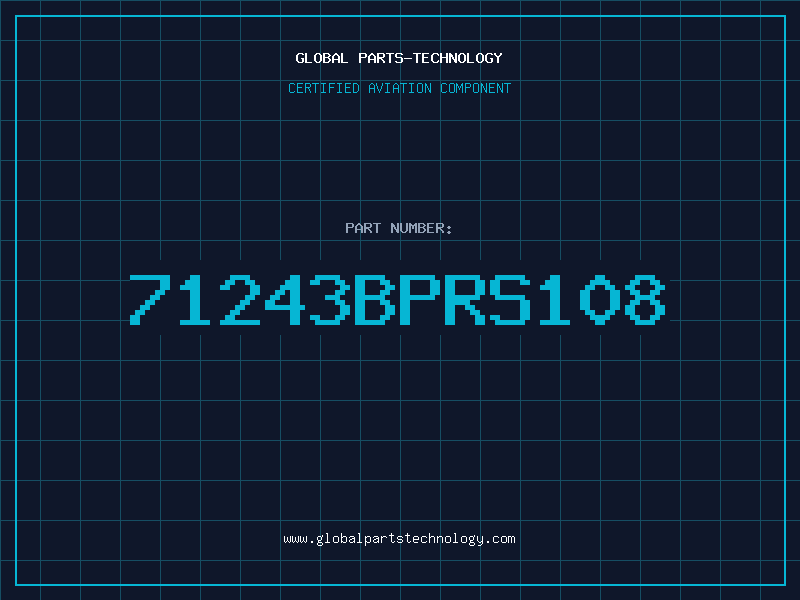 Aviation Part 71243BPRS108