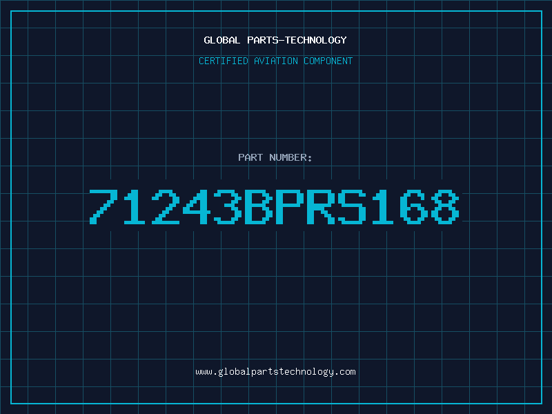 Aviation Part 71243BPRS168