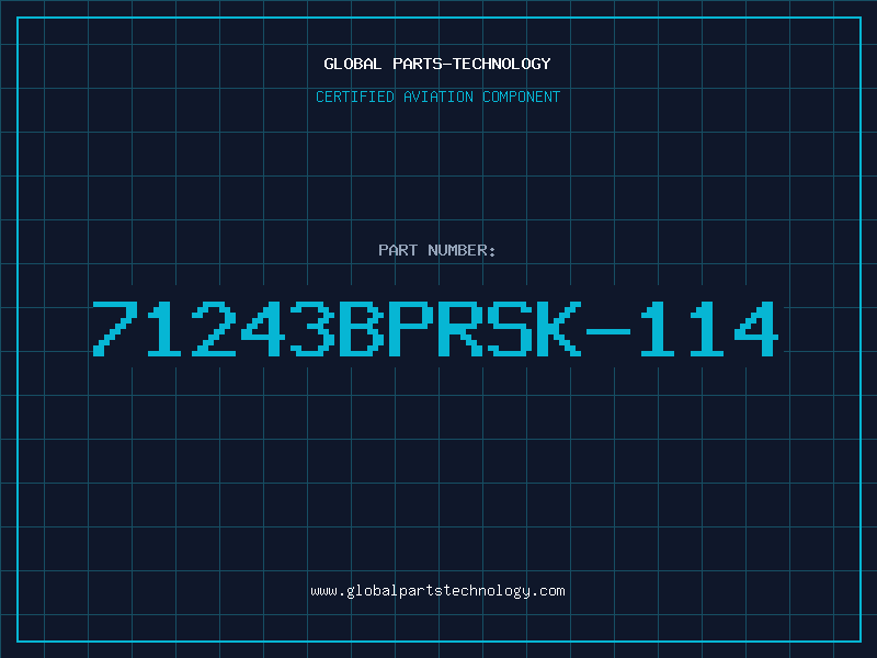 Aviation Part 71243BPRSK-114