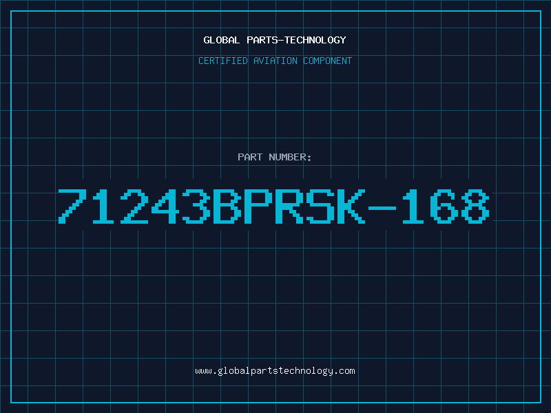 Aviation Part 71243BPRSK-168