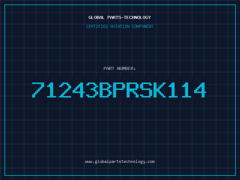 Aviation Part 71243BPRSK114