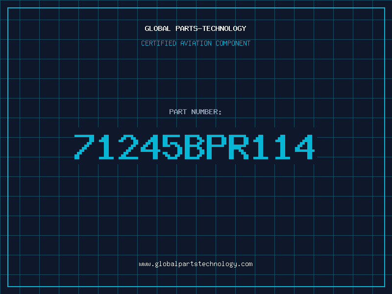 Aviation Part 71245BPR114