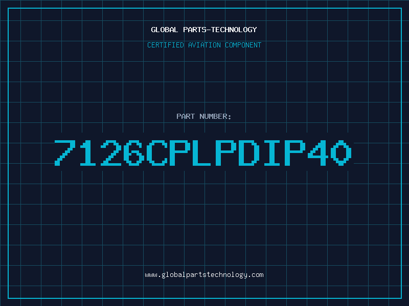 Aviation Part 7126CPLPDIP40