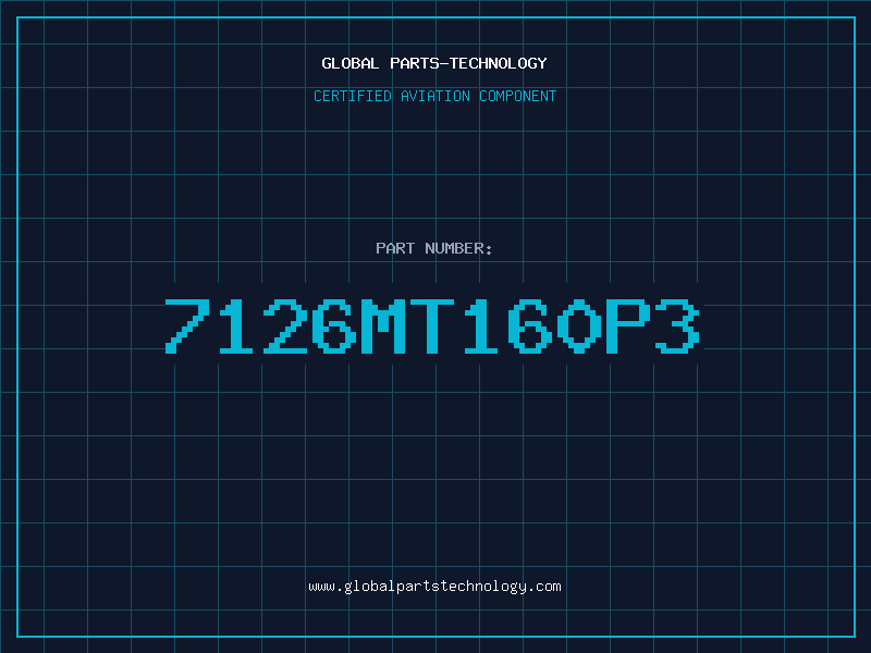 Aviation Part 7126MT160P3