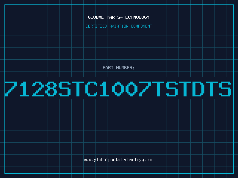 Aviation Part 7128STC1007TSTDTS