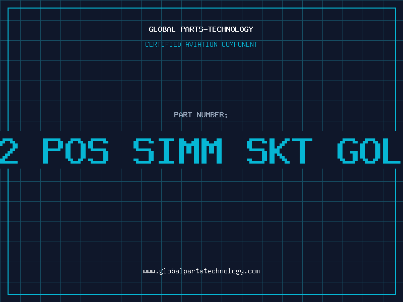 Aviation Part 72 POS SIMM SKT GOLD