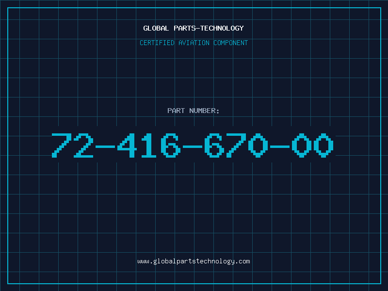 Aviation Part 72-416-670-00