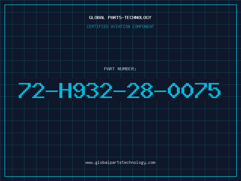 Aviation Part 72-H932-28-0075