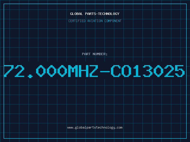 Aviation Part 72.000MHZ-CO13025