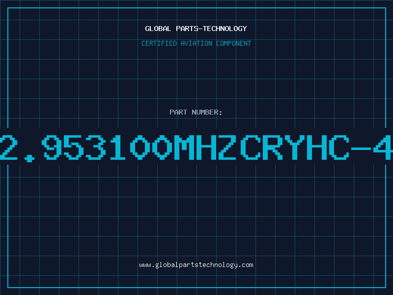 Aviation Part 72.953100MHZCRYHC-49