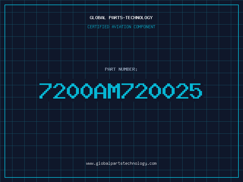 Aviation Part 7200AM720025