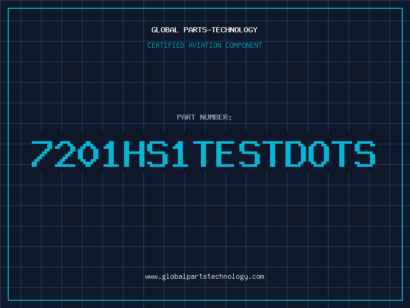 Aviation Part 7201HS1TESTDOTS